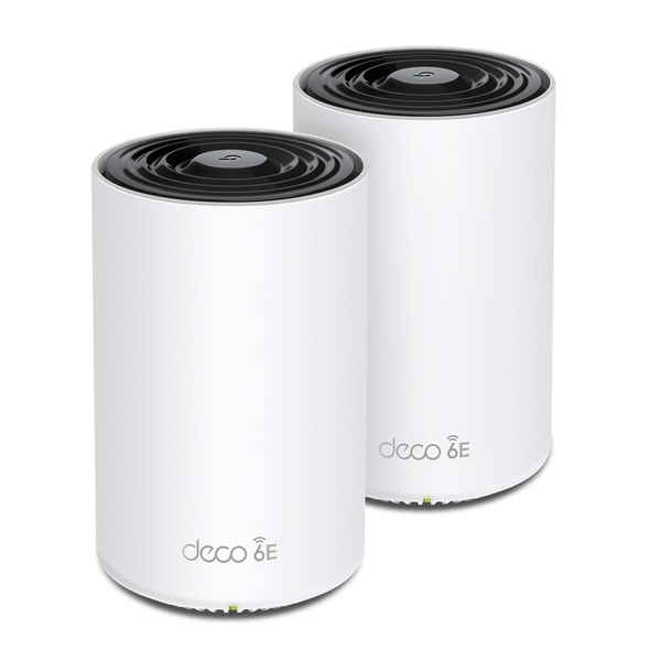 TP-Link Deco XE75 Tri pásma (2,4 GHz / 5 GHz / 6 GHz) Wi-Fi 6E (802.11ax) Biela 3 Vnútorný