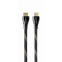 Видео кабел Cablexpert, HDMI 2.1 мъжки към HDMI 2.1 мъжки, 1 м, Позлатени конектори, Максимална разделителна способност 8K 7680 x 4320 при 60 Hz, Черен