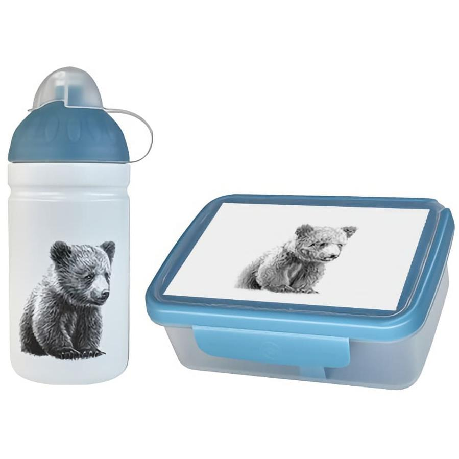 ZDRAVÁ LAHEV uzsonnás doboz + kulacs szett, 0,5 l, mackós (263455315)