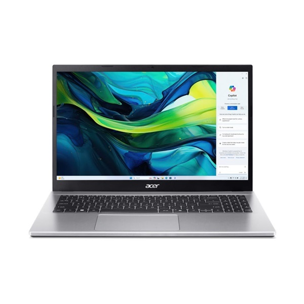 ACER Aspire Go AG15-42P-R8U9, 15.6" FHD, AMD Ryzen 7 5825U, 16GB, 1TB SSD, UMA, DOS, ezüst