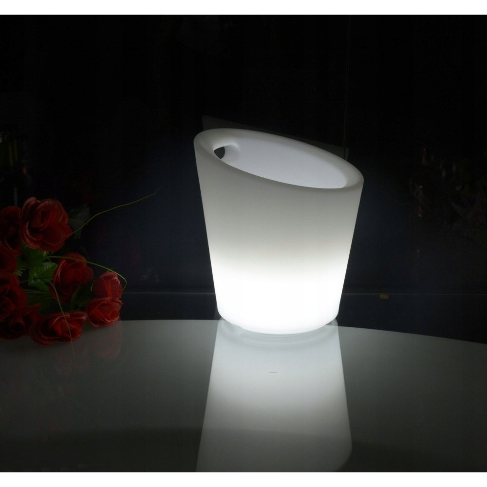 Techly I-LED ICEBUCKET elektrické vedierko na ľad Biela
