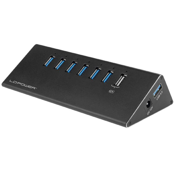 USB LC Power LC-HUB-ALU-2B-7 - 7portos külső hub