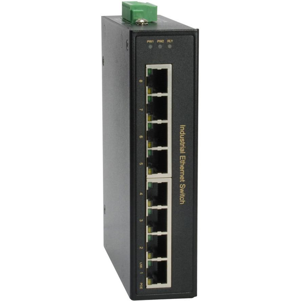 LevelOne IFP-0801 netværksswitch Fast Ethernet (10/100) Strøm over Ethernet (PoE) Sort