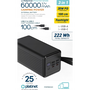 Platinet PMPB6020 60000mAh 20W PD PowerBank Black