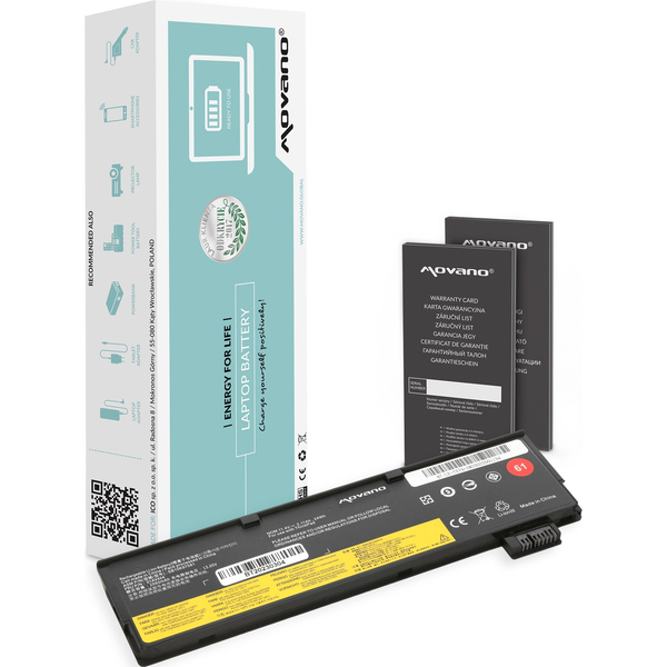 Bateria Movano Bateria SB10K97582 do Lenovo ThinkPad T470 T570