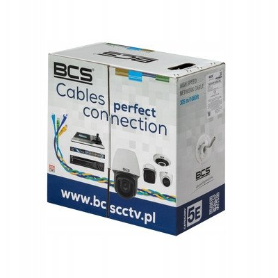 BCS-U/UTP-CAT5E-PVC BCS Kabel UTP kat. 5E PVC box 305m