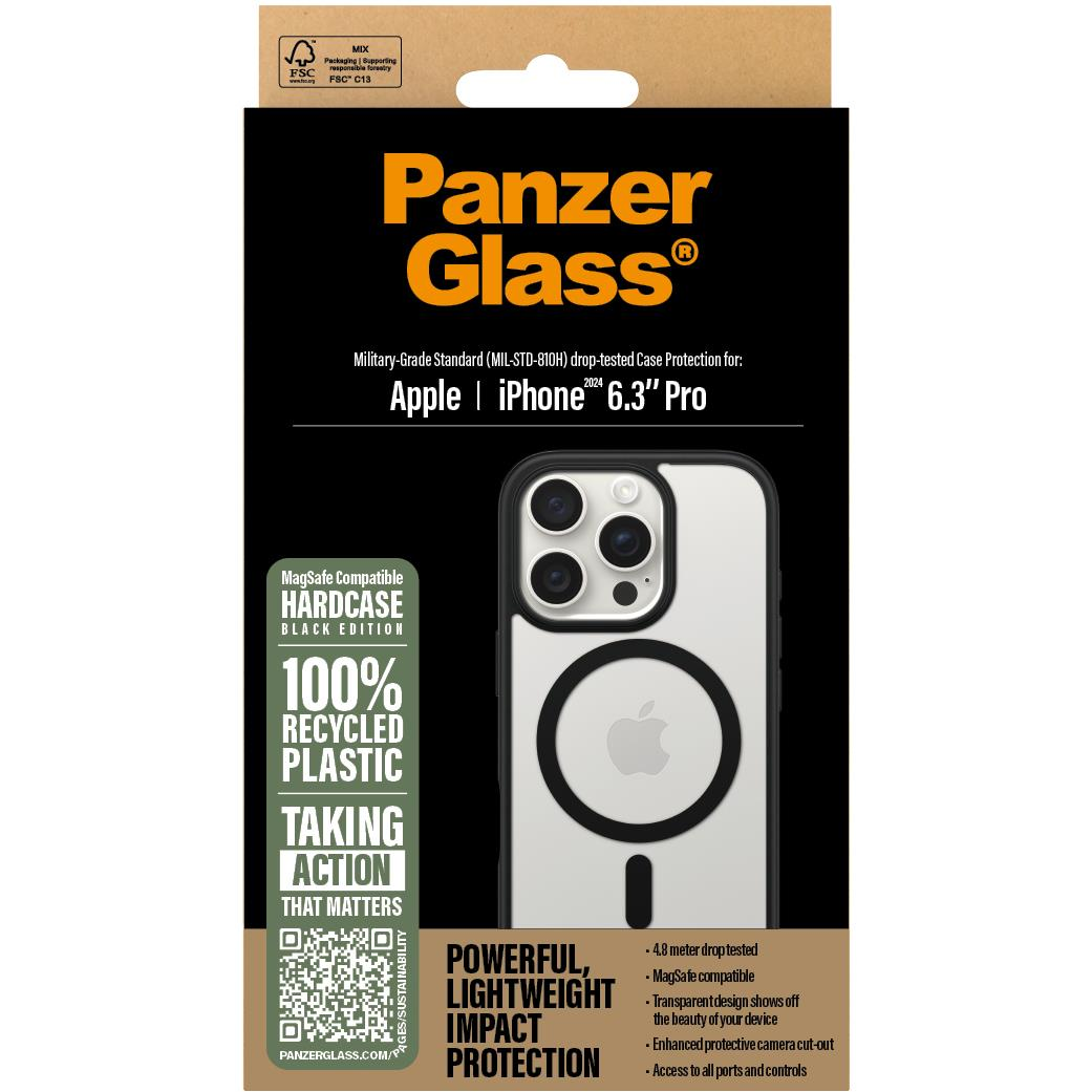 PanzerGlass Apple iPhone 16 Pro HardCase MagSafe fekete tok (1302)