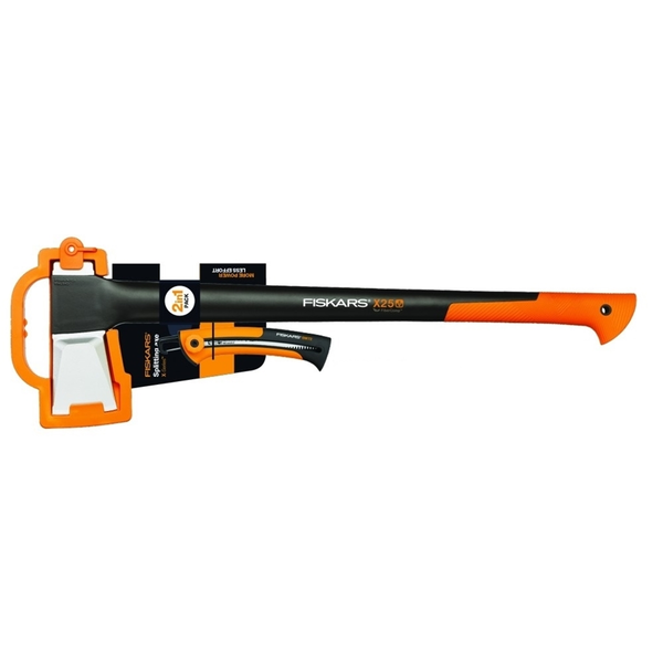 FISKARS HASÍTÓ FEJSZE X25+FŰRÉSZ SW73 1025437