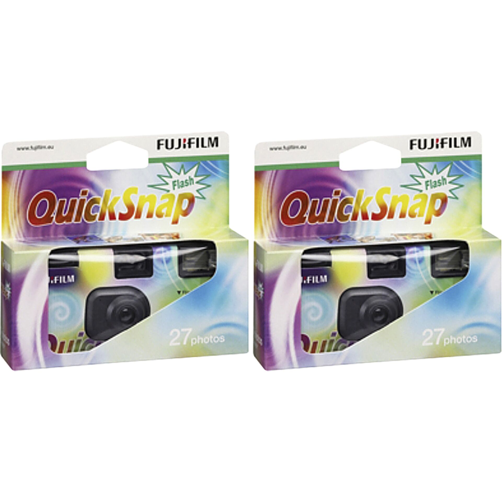 Fujifilm Quicksnap Flash 27 Egyszer használatos fényképezőgép (2db/csomag) (7130786)