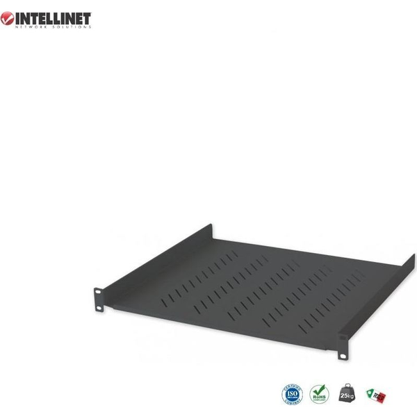 Techly I-CASE TRAY-140BK rack-toebehoren Verstelbare plank