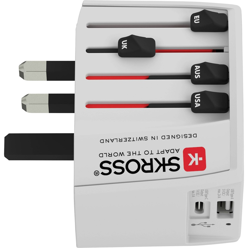 Skross MUV USB (AC) Utazó adapter (MUVUSB-A-C)