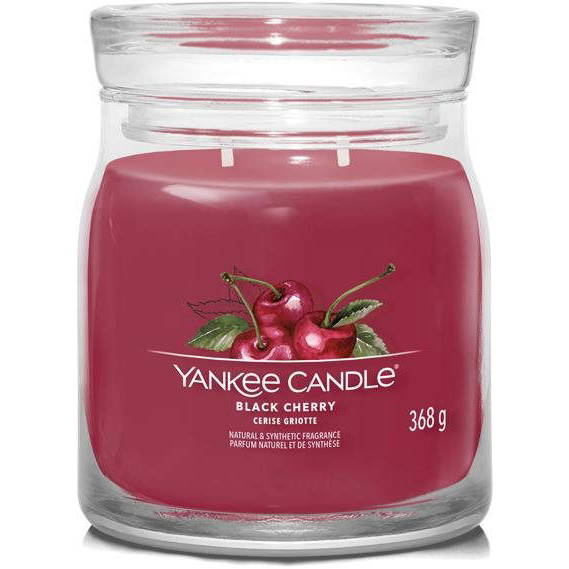YANKEE CANDLE Signature 2 kanóc Black Cherry 368 g (5038581125121)