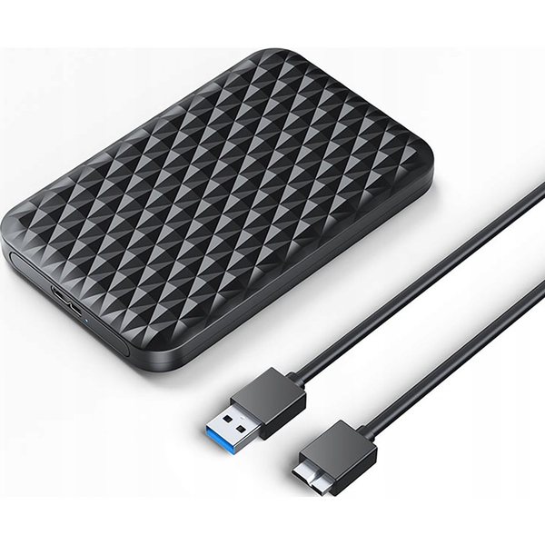 Tároló zseb Orico 2520U3-V1 2,5" HDD/SSD USB Micro-B 5Gb/s - fekete