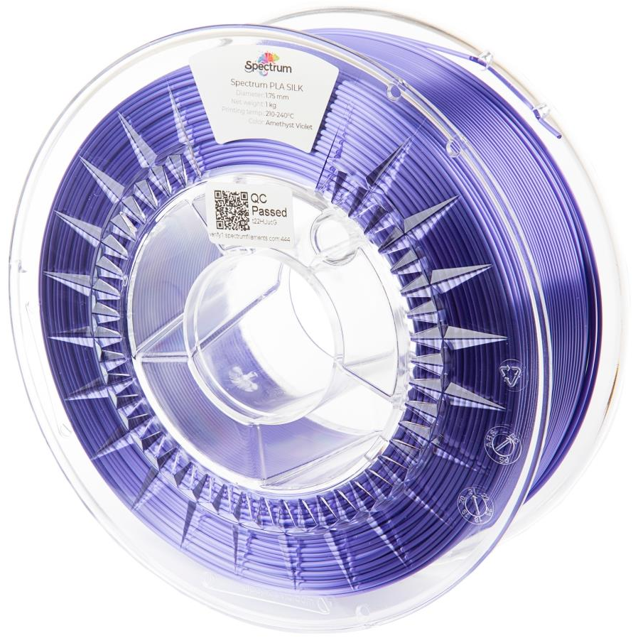 Spectrum 3D nyomtatószál, Silk PLA, 1,75 mm, Amethyst Violet, 1 kg (80512)