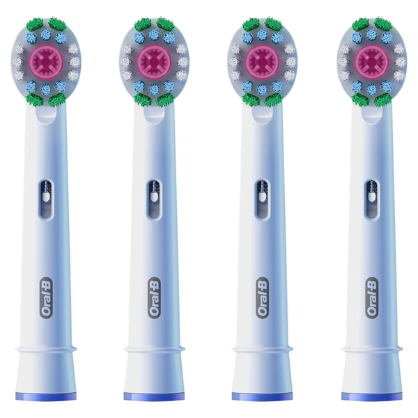 Oral-B Pro 3D Elektromos fogkefe Pótfej - Fehér (4db)