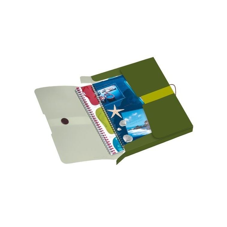 Herlitz easy orga to go GREEN füzetbox A4 zöld (11279833) (he11279833)
