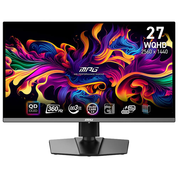 MSI MPG 272URXDE QD-OLED écran plat de PC 67,3 cm (26.5") 3840 x 2160 pixels 4K Ultra HD Noir