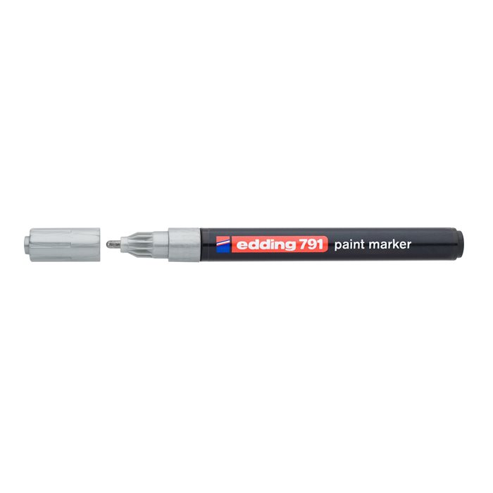 Edding 791 1-2mm Lakkmarker - Ezüst (7580148007)