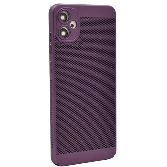 Gigapack Samsung Galaxy A05 (SM-A055F) légáteresztő, lyukacsos műanyag tok lila (GP-151549) (GP-151549)