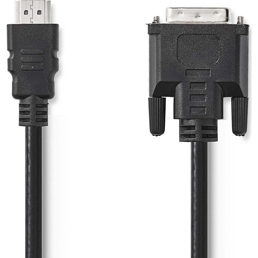 Nedis CCGB34800BK30 HDMI - DVI-D Kábel 3m - Fekete (CCGB34800BK30)