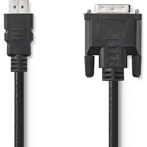 Adapter AV Nedis Nedis CCGB34800BK30 zmieniacz płci / kabli HDMI DVI-D 24+1 Czarny