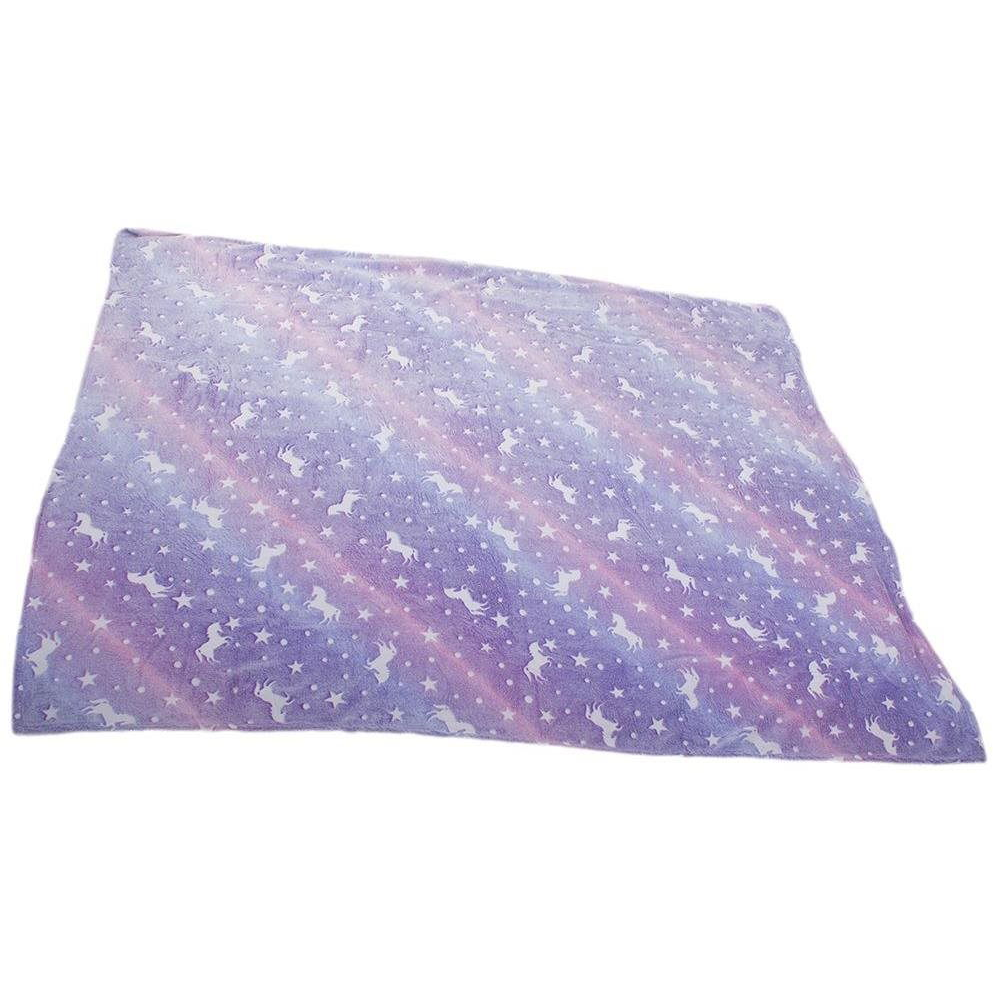 Verk Light-up blanket Soft Dreams Stars, 150×180 cm purple (5907451338988)