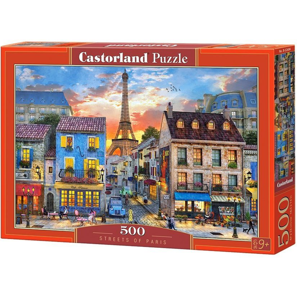 Castorland Streets of Paris 500 pcs Puzzle 500 pz Città