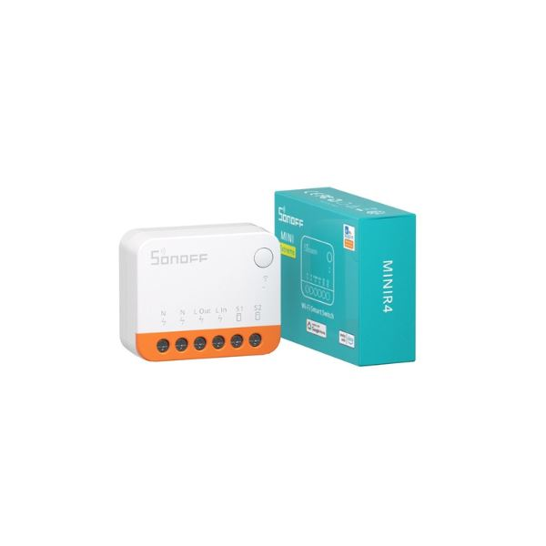 Sonoff Mini Extreme (Sonoff Mini R4) Wi-Fi + Bluetooth okos relé (SON-REL-MINI-R4) (SON-REL-MINI-R4)
