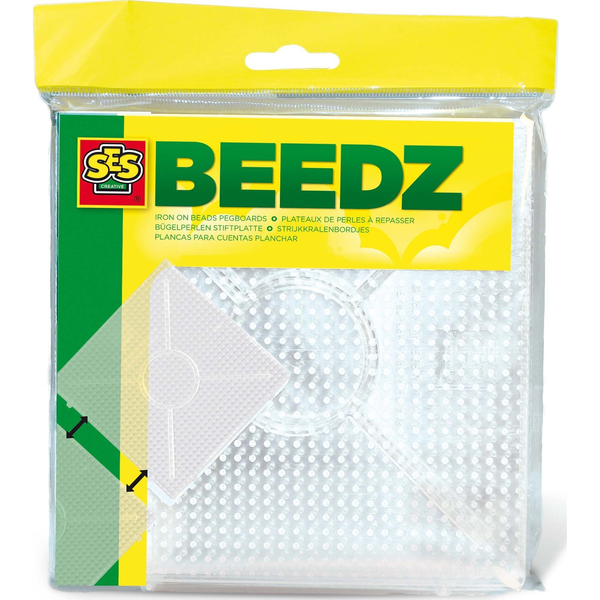 SES Creative Beedz SES Children's Two Transparent Pegboards Pannello forato