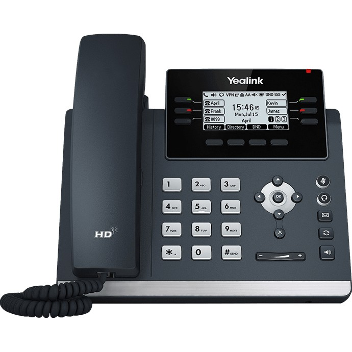 Yealink SIP T42U IP telefon Szürke LCD Wi-Fi (1301201)