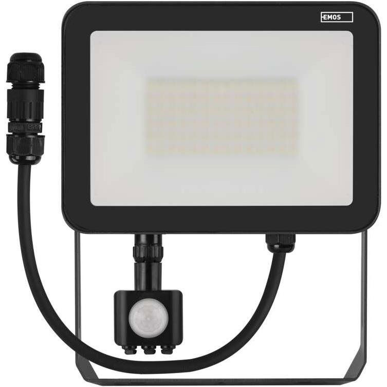 EMOS LED reflektor PROFI mozgásérzékelővel, 50 W-os semleges, fehér szín (1531242742)