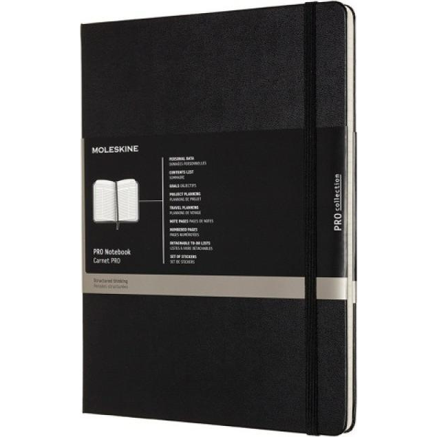 Moleskine Notesz Professional Kemény Fekete XL (MS-620800)