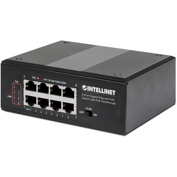 Intellinet 561624 netværksswitch Gigabit Ethernet (10/100/1000) Strøm over Ethernet (PoE) Sort