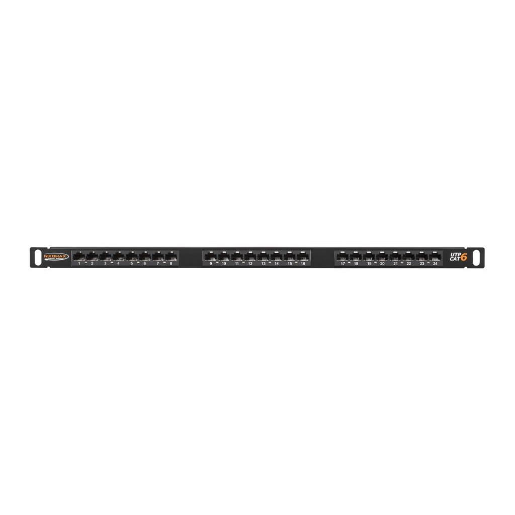 Nikomax UTP patch panel cat.6 24 port 19