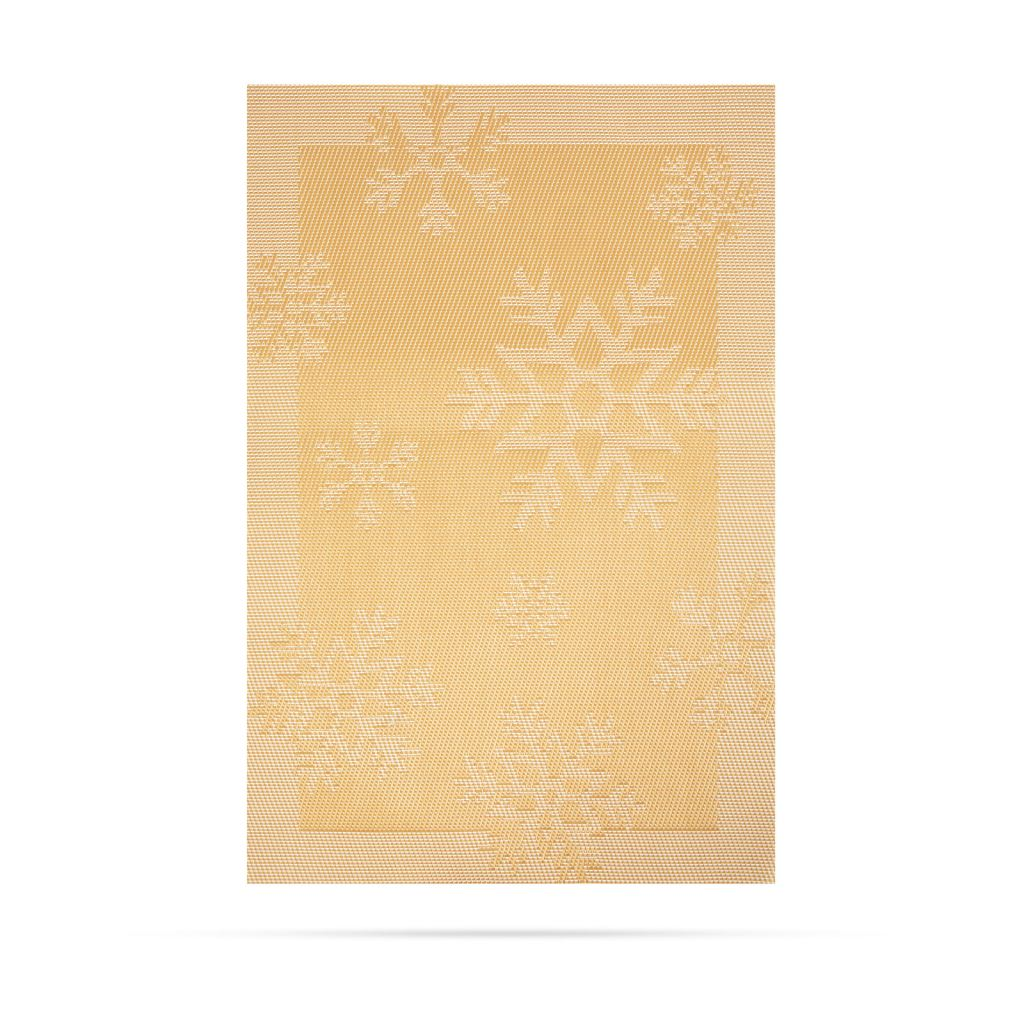 Family karácsonyi tányéralátét 45x30cm aranyszínű (58675B) (58675B)