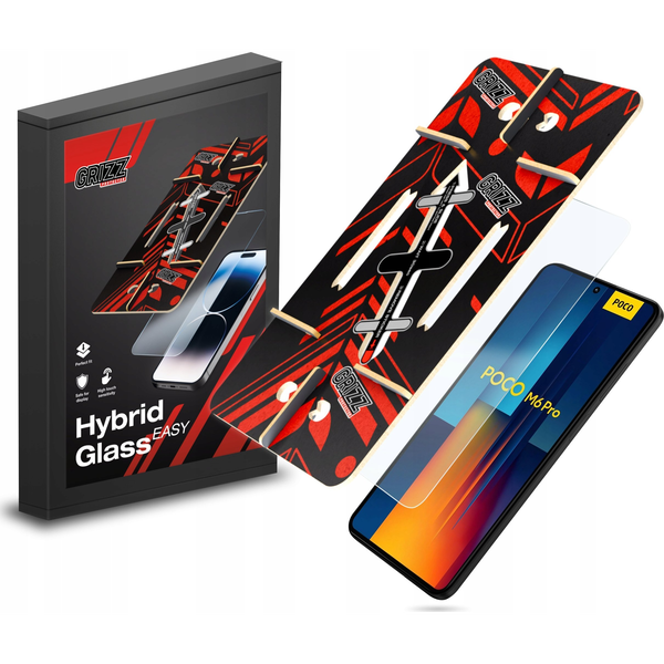  GrizzGlass Szkło hybrydowe GrizzGlass HybridGlass Easy do Xiaomi POCO M6 Pro 4G