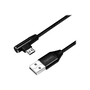 LogiLink MICRO-USB кабел за зареждане, черен, 30 см