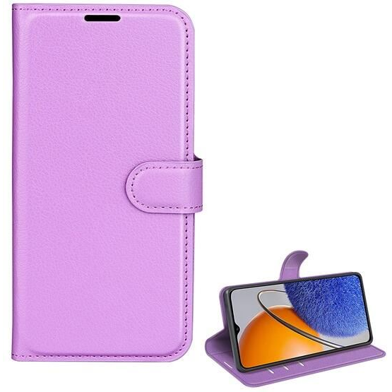 Gigapack Huawei Nova Y61 bőr hatású prémium fliptok lila (GP-137027) (GP-137027)