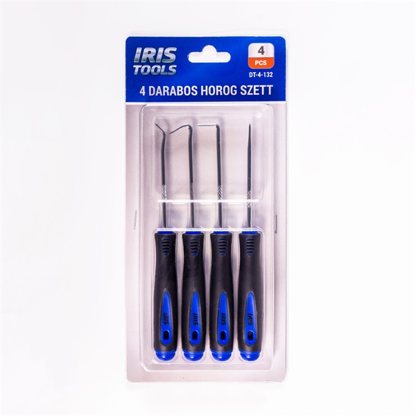 IRIS TOOLS DT-4-132 4 darabos horog szett (DT-4-132)