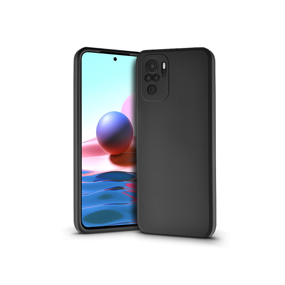 Xiaomi Redmi Note 10/Note 10S szilikon hátlap - Soft Premium - fekete (PT-6149)