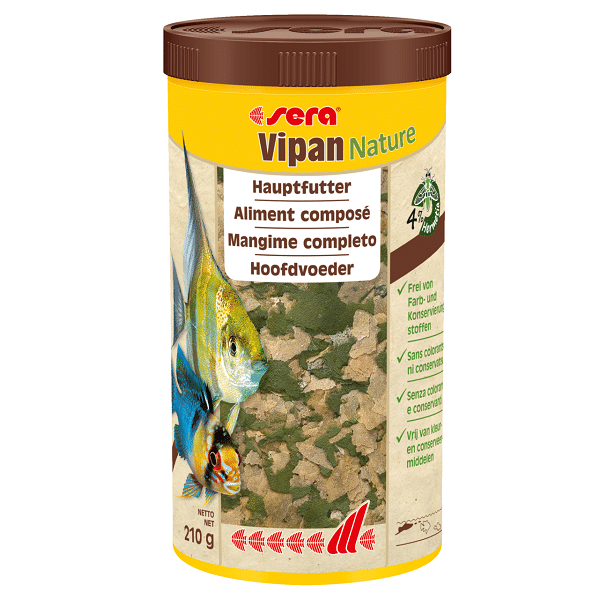 Sera Vipan Nature akvárium haltáp haleledel 1000ml (210g)