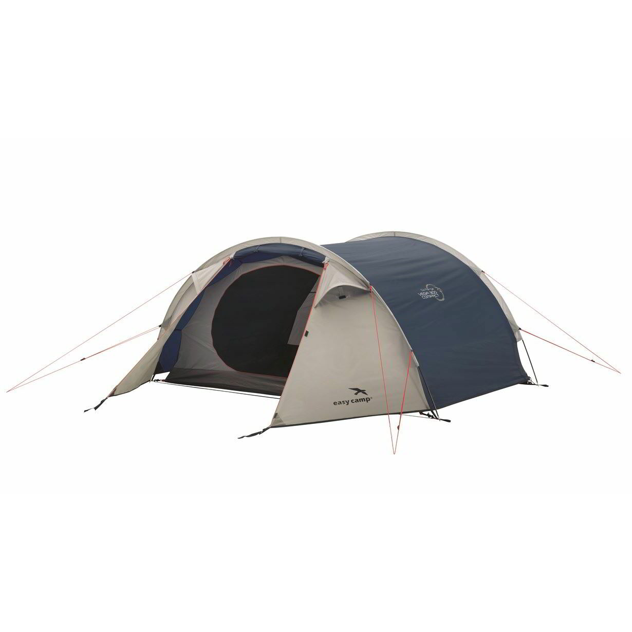 Easy Camp Vega 300 Compact alagút sátor - Szürke/Kék (120447)