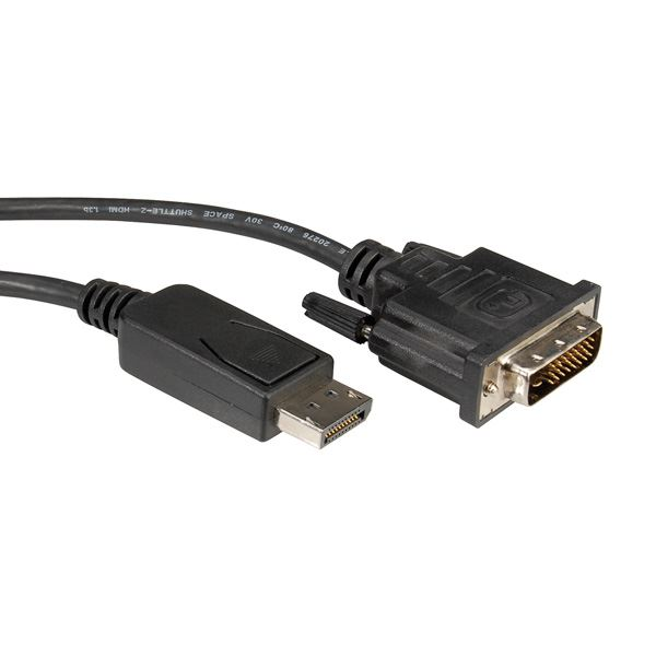 Roline DisplayPort --> DVI-D (24+1) M/M 3.0m (11.04.5611-10) (11.04.5611-10)