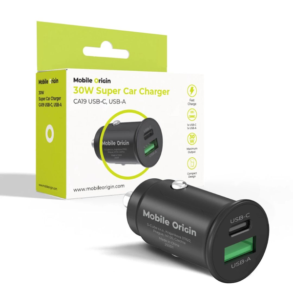 Automobilová USB typ C Mobile Origin 30 mA