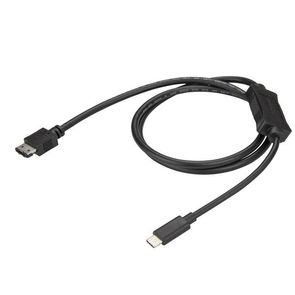 StarTech.com USB3C2ESAT3 USB-kabel 0,9 m USB C Sort