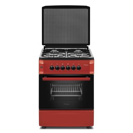 Novacook F5S40G2 R gáztűzhely piros