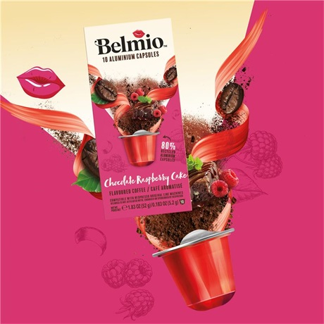 Belmio BLIO35482PT Nespresso Kávékapszula - Csokis Málna (BLIO35482PT)