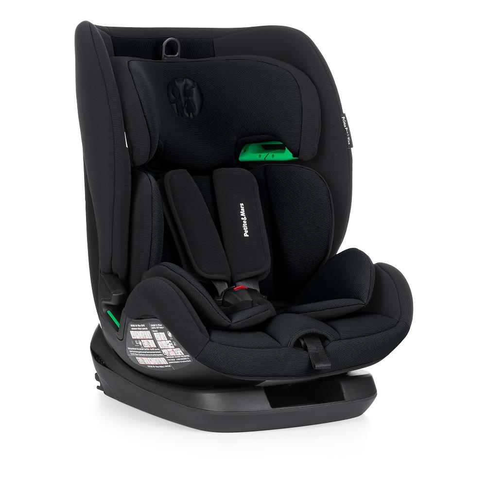 Petite&Mars Prime Pro i-Size Absolute Black, 9-36 kg (8596202012153)