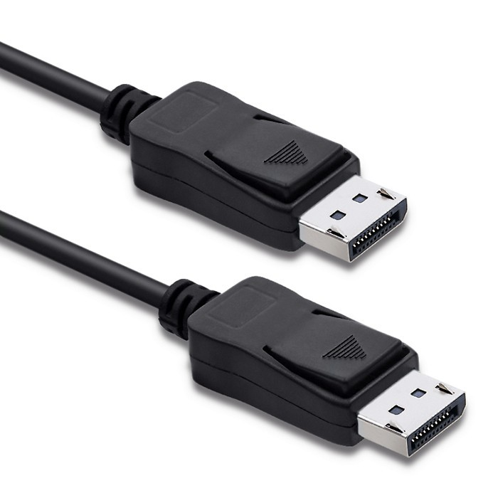 Qoltec 50454 DisplayPort 1.1 apa - DisplayPort 1.1 apa Kábel 3m - Fekete (50454)
