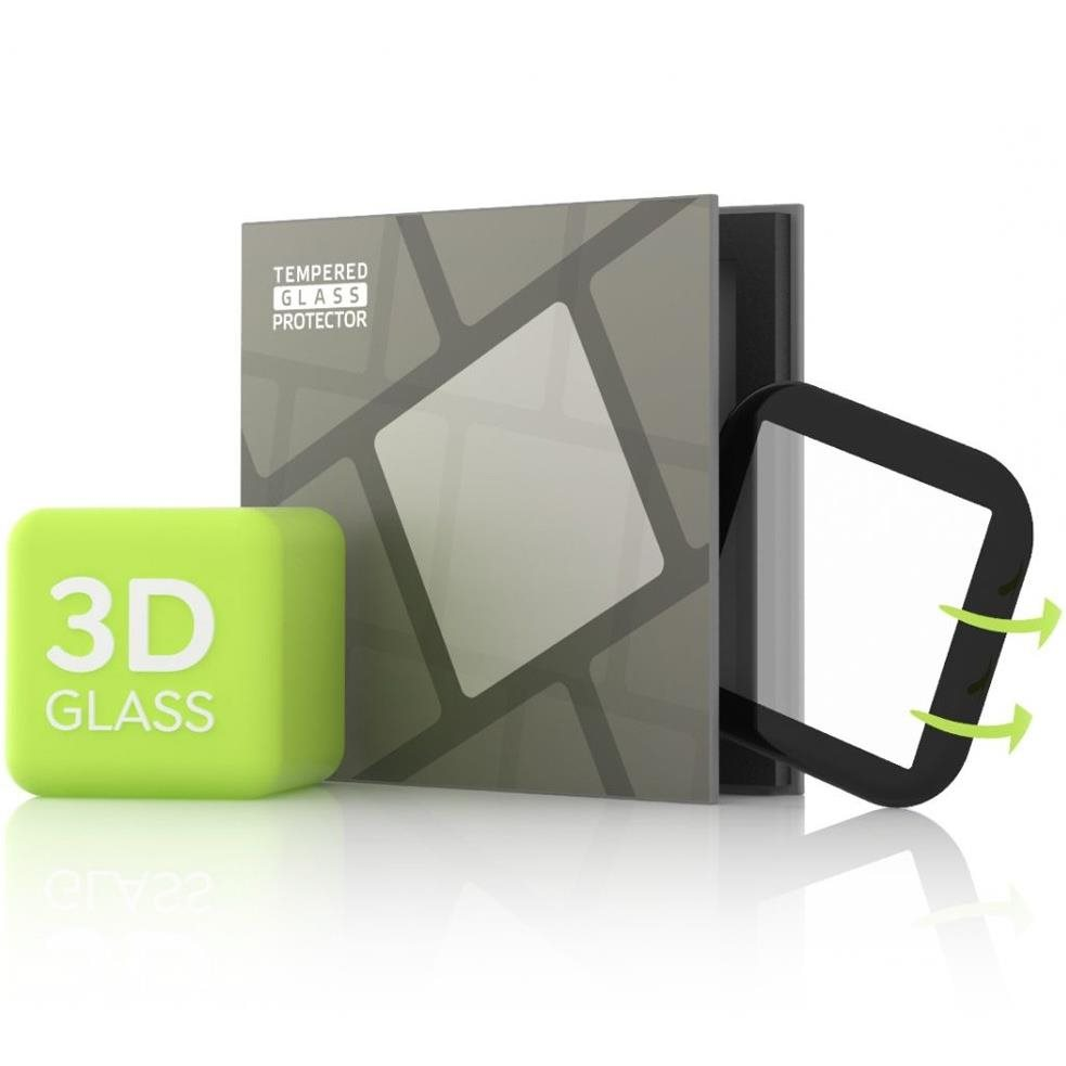 Tempered Glass Protector Fitbit Versa 2 3D üvegfólia - 3D GLASS, fekete (TGR-FV2-BL)